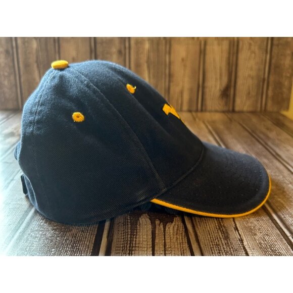 West Virginia Mountaineers Hat Cap Navy Gold Adjustable Big 12 College Football - Picture 9 of 10